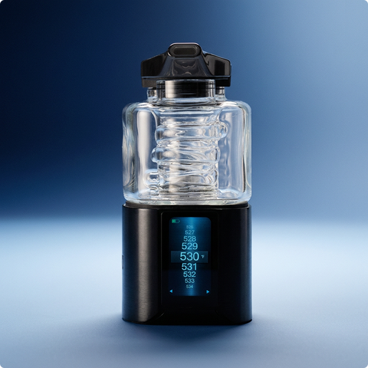 DaVinci EQ Electric Quartz e-rig with Jacuzzi bubbler in Onyx